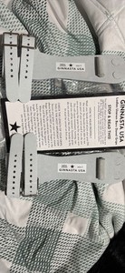 Ginnasta USA Ladies Uneven Bars Dowel Grips Leather Double Buckles Gray