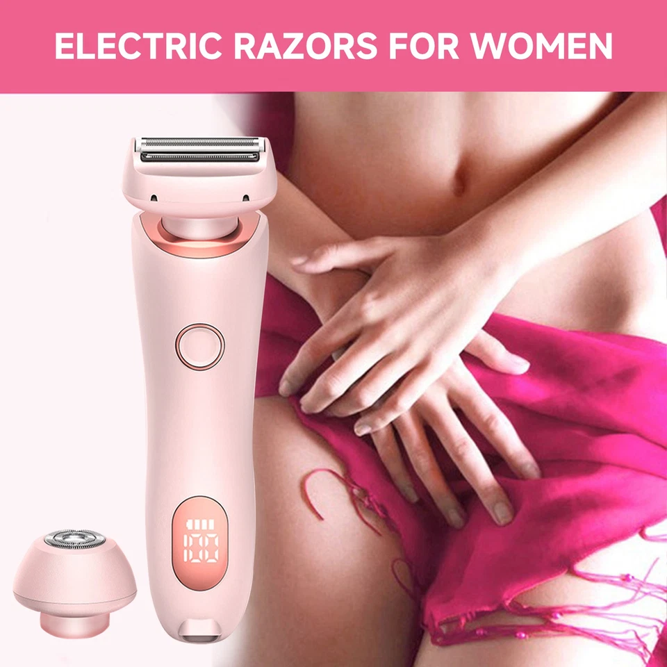 2-in-1-Elektro-Damenrasierer, Epilierer zur Haarentfernung, schmerzlos kabellos - Bild 4 von 4