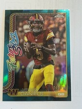 2025 Topps Chrome Jayden Daniels Future Stars Teal #47/199