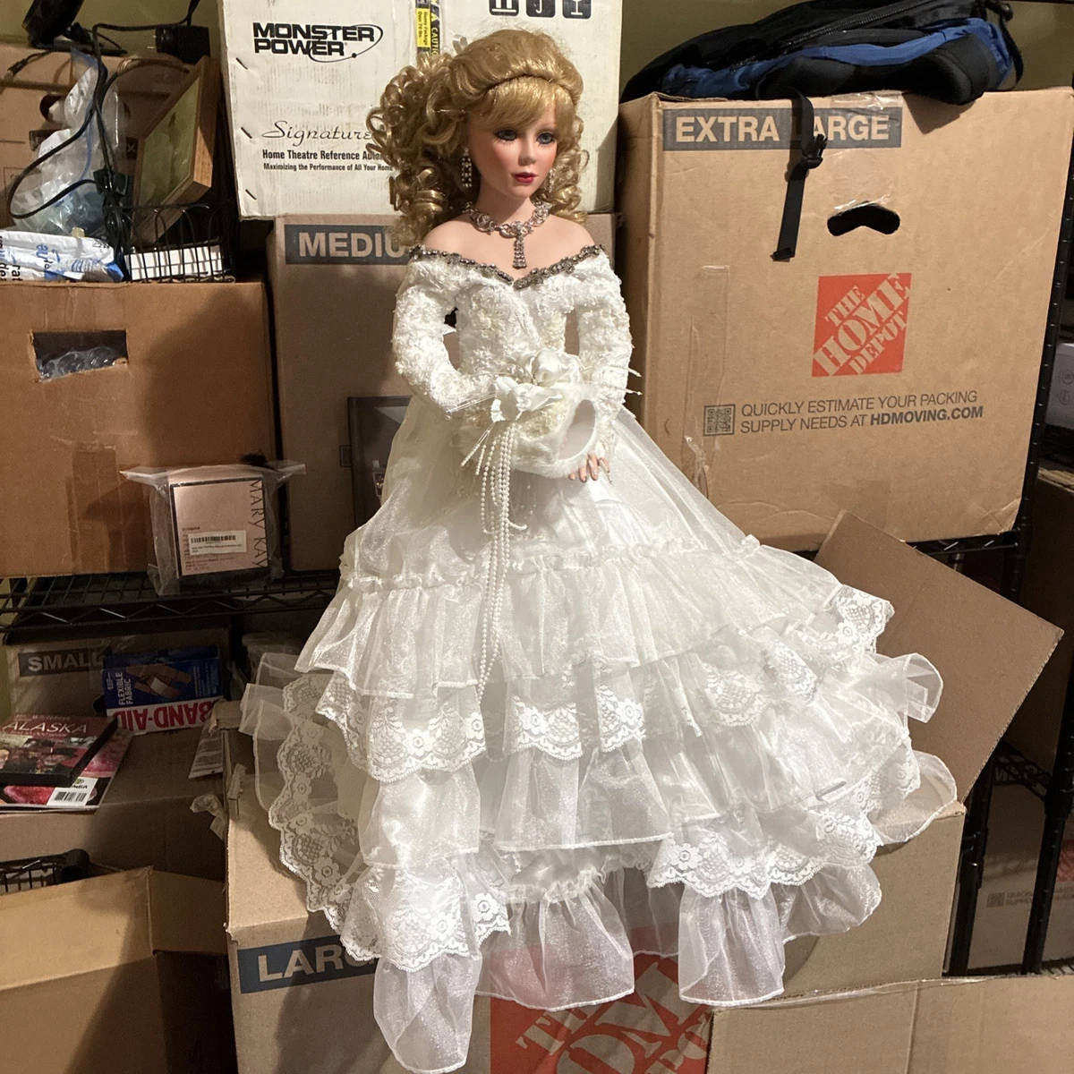 Rustie Girl Doll Porcelain Original (Opened) Dolls & Doll Playsets
