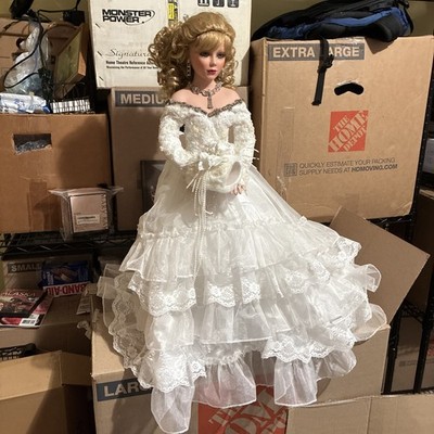 Danbury Mint Beautiful Brides Coll-WINTER BLISS SPEC EDN Doll by Rustie (2003)