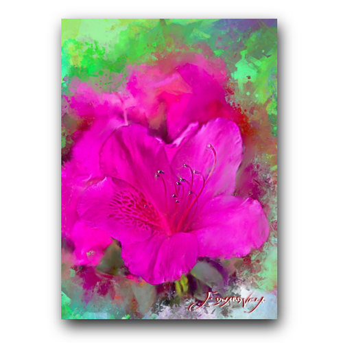 Azalea Art Card Limited 5/50 Edward Vela Signed (Landscapes -) | eBay