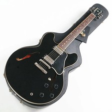Electric Guitar Gibson CC Shop ES-335 Dot Plaintop Ebony Mod. Made in 2010