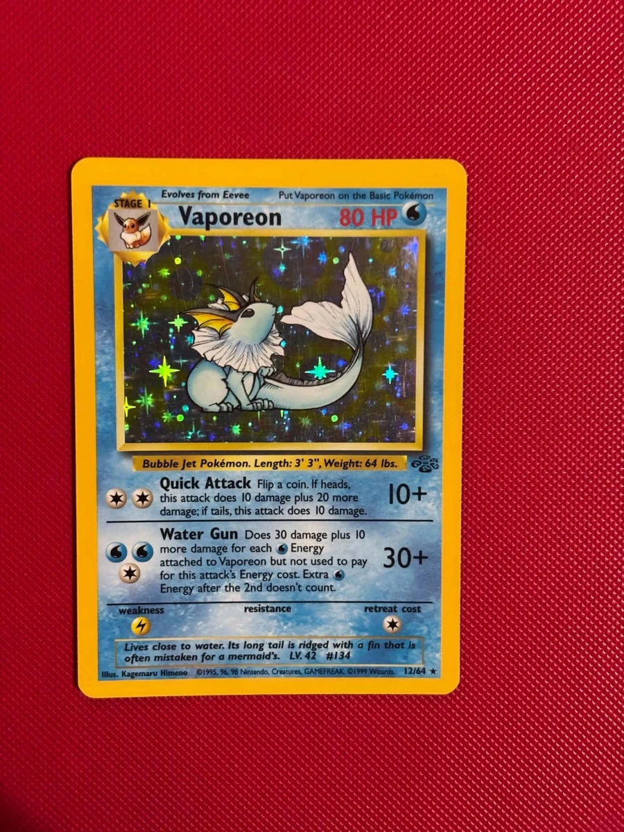 Vaporeon 12/64 Jungle for sale | eBay
