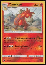 camerupt pokemon card value - Mega ex - 022/132 - ME01: Mega Evolution (MEG) - Double Rare [2R] Super Singe (40) The Defending Pokemon is now Burned. Camerupt 032 SV03 Obsidian Flames
