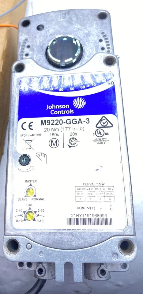 Johnson Controls Proportional Electric Spring Return Actuator M9220-GGx-3 NIB - Image 4 of 4
