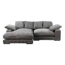 Moe's Home Collection Plunge Sectional Fabric Gray