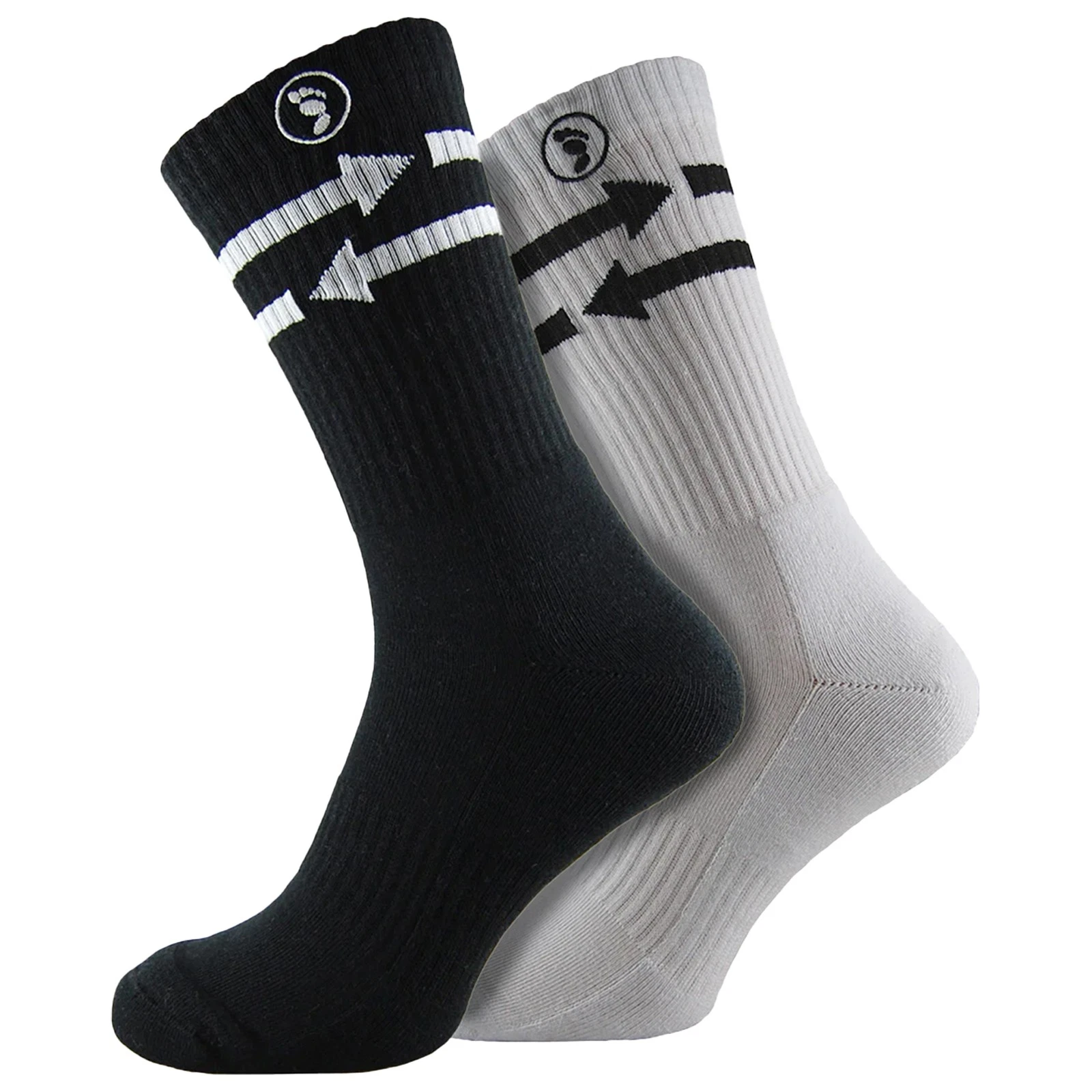 Mens Arrows Sport Socks by Toe Rags 2 Pack Patterned Crew Socks
