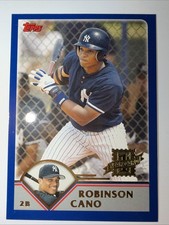 2003 Topps Traded #T200 Robinson Cano Rookie Card. rookie card picture