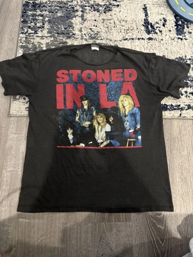 Guns N Roses "Stoned In LA" Single Stitch Vintage Tour 1980s vintage concert t-shirt, vintage, single stitch, B+ condition