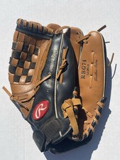 Rawlings RBG74 Leather Baseball Glove Softfit 12  RHT Right Hand - Derek Jeter