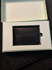 Off-White Quote Passport Holder  FOR PASSPORT  Black Black