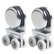 Quiet Sliding Door Wheel Pulley for 6 10mm Glass Aluminum Construction