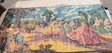 Vintage Royal Paris Needlepoint Tapestry Canvas Steiner Night Of The Gypsies 