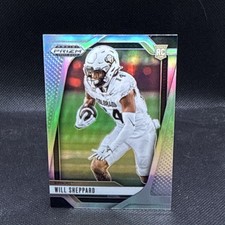 Panini 2025 Prizm Draft Picks silver  Will Sheppard #23 Colorado Buffaloes R/C 