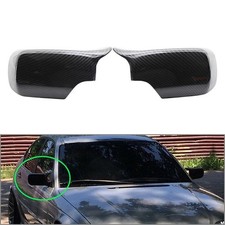 Paar Kohlefaser Au�enspiegel Spiegelkappe f�r BMW E46 4 door 3 Series 1998-2005