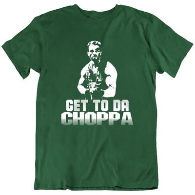 Get to Da Choppa Arnold Schwarzenegger Predator Movie T Shirt Tee Gift New