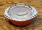 Pre Owned VTG PYREX Pink Flamingo 8 Ounce Casserole Dish With Covered Lid #080