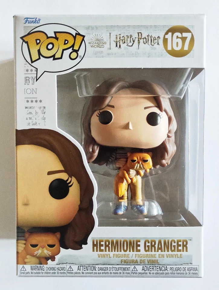 Funko POP Hermione & Pattenrond #167 - Harry Potter - Figurine Vinyle - Photo 3/4