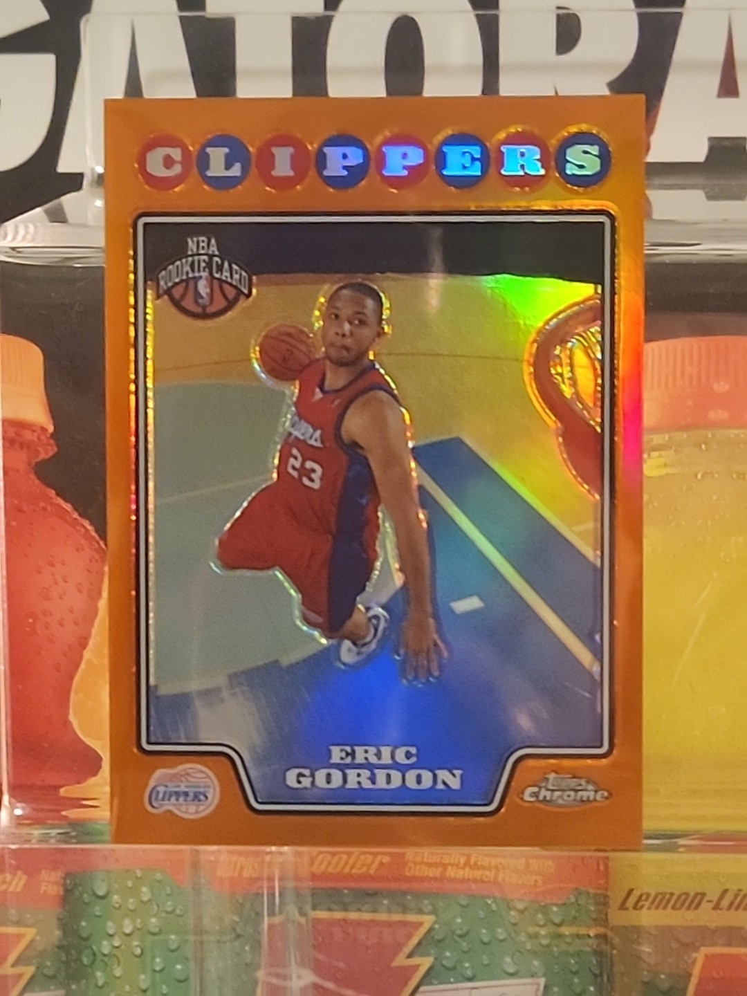 2008-09 Topps Chrome - Eric Gordon #187 Orange Refractor 265/499 (RC)