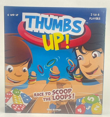 Thumbs Up! Race To Scoop The Loops Game Ages 6+ 2-6 Players 10 Minutes NEW