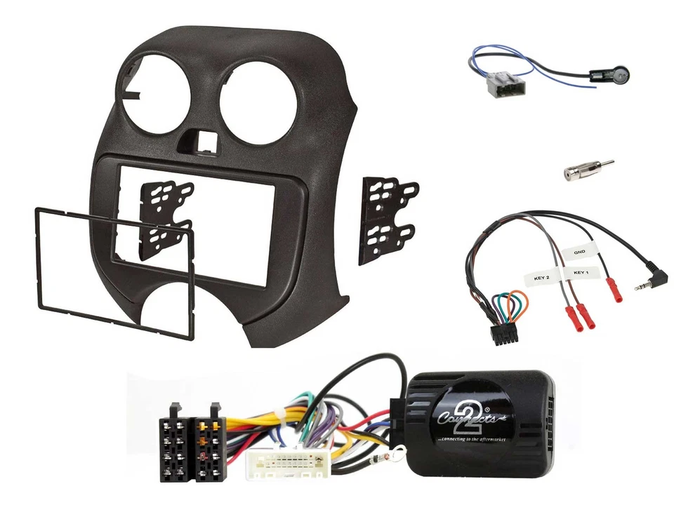 JVC USB Bluetooth Lenkrad DAB 2DIN Autoradio für Nissan Micra K13 ab 2010 - Bild 3 von 4