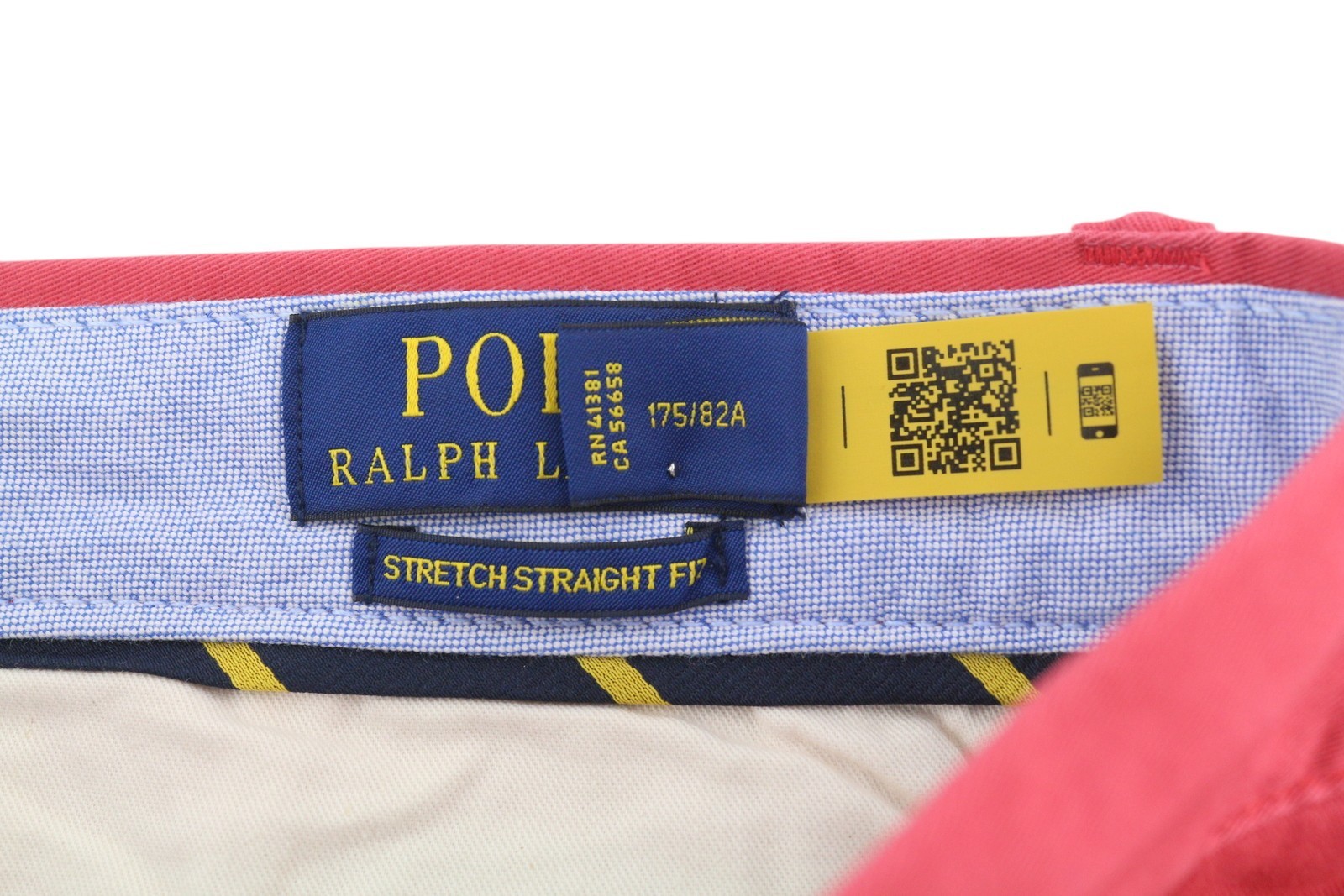 RALPH LAUREN Men's Shorts W32 Red Bedford Stretch Chino RRP150 * image 7