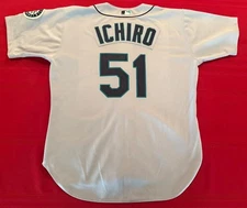 Ichiro Suzuki Seattle Mariners 2003 Game Issue Russell Athletic Jersey Size 48