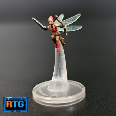 D&D Miniature - Sprite #7 - Tiny Winged Warrior - Dungeons and Dragons - RPG
