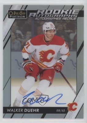 2023-24 O-Pee-Chee Platinum Rookie Rainbow Walker Duehr #R-WD Auto RC 4j2