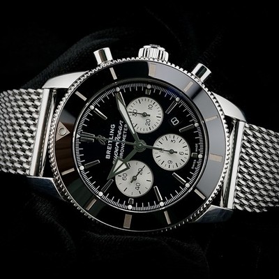 BREITLING SUPEROCEAN 44mm AB0162 - FULL SET & WARRANTY - Extra Strap & Buckle
