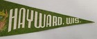Vintage Hayward Wisconsin Souvenir Felt Pennant  — photo 3