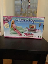 NEW Fancy Life DOLLHOUSE FURNITURE Leisure Living Room PLAYSET (2804)