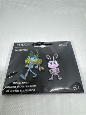 Loungefly Pixar A Bugs Life Pin Set Flik & Dot 2 Enamel Pins 2026