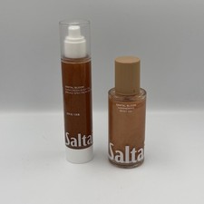 Saltair Shimmering Body Oil - Santal Bloom Scented Dry Moisturizer Sunscreen Duo