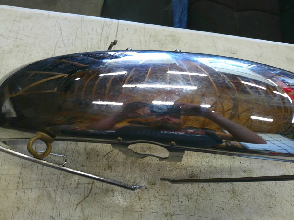 1972-74 本田 CB450 超级运动前挡泥板 无凹痕 — 第 3/4 张图片