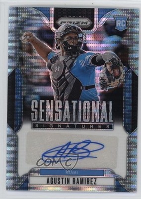 2025 Prizm Sensational Signatures Pulsar Agustin Ramirez Rookie Auto RC 17ac