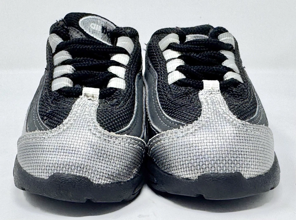 2011 Nike Air Max '95 银色 黑色 跑步鞋 TD 学步儿童 311525-028 尺寸 3.5C — 第 4/4 张图片