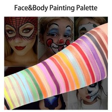 Palette De Maquillage Aquarelle Pour Le Visage - Ensemble Professionnel De Plu ]