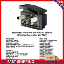 WINWING PDC 3M PMDG Flight Control Panel Simulator Compatible with X-Plane MSFS-