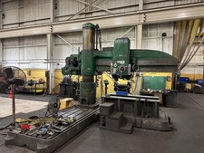 8' X 19" CARLTON RADIAL ARM DRILL. STOCK 1002325
