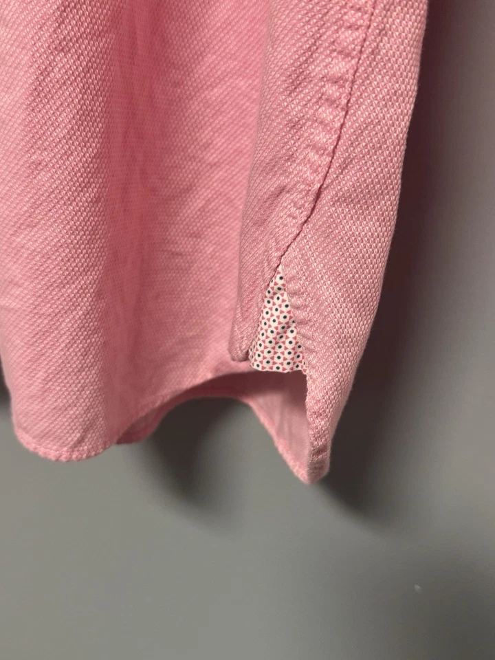 Camisa de vestir Ted Baker Endurance para hombre 15,5 - 34-35 rosa manga larga ver descripción. Foto 2 de 4
