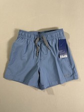 Huk Fishing Pursuit Volley Swim Trunks Youth Boys Size XS Blue Lined NWT