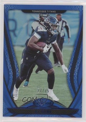 2020 Certified Mirror Blue 27/75 AJ Brown #34 9o3
