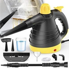 1050W Pressurized Steam Cleaner - Chemical-Free Cleaning, High-Temp Disinfection