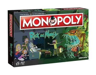 Rick and Morty Brettspiel Monopoly *Deutsche Version* - Bild 1 von 3