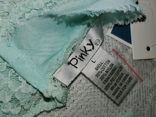Women's Sleeveless Top Mint Green By Pinky - Large - NWT - Picture 5 of 6