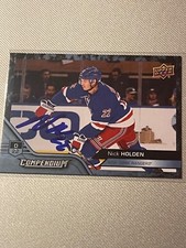 New York Rangers NICK HOLDEN Signed Card