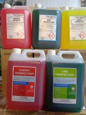 5 LITRE STRONG DISINFECTANT CLEANING CLEANER CHERRY PINE LEMON FLORAL LIME