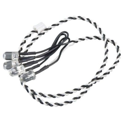 Axial AX24258 4-LED Light String White SCX10 AX10 Wraith RR10 Rock Crawler Part